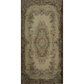 Hand Knotted Oriental 100 Wool Carpet Transitional Floral Beige Ivories Anatolian Area Rug 7 0 X 3 11