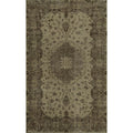Hand Knotted Oriental 100 Wool Carpet Transitional Floral Beige Ivories Anatolian Area Rug 9 0 X 5 3