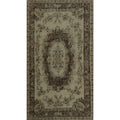 Hand Knotted Oriental 100 Wool Carpet Transitional Floral Beige Ivories Anatolian Area Rug 9 1 X 5 4