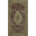 Hand Knotted Oriental 100 Wool Carpet Transitional Floral Brown Anatolian Area Rug 9 2 X 5 10
