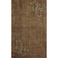 Hand Knotted Oriental 100 Wool Carpet Transitional Floral Brown Anatolian Area Rug 9 3 X 5 4