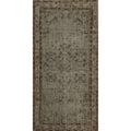 Hand Knotted Oriental 100 Wool Carpet Transitional Floral Green Anatolian Area Rug 8 8 X 5 6