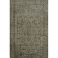 Hand Knotted Oriental 100 Wool Carpet Transitional Floral Green Anatolian Area Rug 9 0 X 5 11