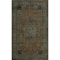 Hand Knotted Oriental 100 Wool Carpet Transitional Floral Oranges Rust Anatolian Area Rug 9 2 X 5 7