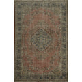 Hand Knotted Oriental 100 Wool Carpet Transitional Floral Pink Anatolian Area Rug 9 9 X 5 6