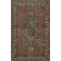 Hand Knotted Oriental 100 Wool Carpet Transitional Floral Red Anatolian Area Rug 9 5 X 6 0