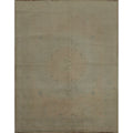 Hand Knotted Oriental 100 Wool Carpet Transitional Geometric Greys Charcoal Oushak Area Rug 7 11 X 6 2
