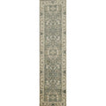 Hand Knotted Oriental 100 Wool Carpet Transitional Green Oushak Runner Rug 9 10 X 2 6