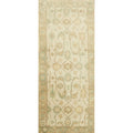 Hand Knotted Oriental 100 Wool Carpet Transitional Ivories Oushak Runner Rug 5 11 X 2 6