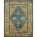 Hand Knotted Oriental 100 Wool Carpet Transitional Orange Anatolian Area Rug 8 1 X 6 4