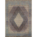 Hand Knotted Oriental 100 Wool Traditional Medallion Navy Blue Blues Mood Rug 10 0 X 7 2