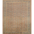 Hand Knotted Oriental Red Sultanabad Area Rug 9 9 X 8 3