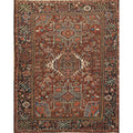 Hand Knotted Oriental Traditional Medallion Red Gharajeh Area Rug 6 0 X 4 9