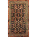 Hand Knotted Oriental Traditional Navy Blue Malayer Area Rug 8 0 X 4 8