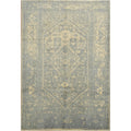 Hand Knotted Oriental Wool Carpet Modern Greys Charcoal Abstract Area Rug 9 6 X 6 6