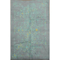 Hand Knotted Oriental Wool Carpet Modern Multi Colored Abstract Area Rug 9 9 X 6 6