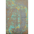 Hand Knotted Oriental Wool Carpet Modern Multi Colored Abstract Area Rug 9 9 X 6 6