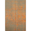 Hand Knotted Oriental Wool Carpet Modern Oranges Rust Abstract Area Rug 9 7 X 6 5