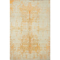 Hand Knotted Oriental Wool Carpet Modern Oranges Rust Abstract Area Rug 9 8 X 6 6