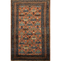 Hand Knotted Oriental Wool Carpet Traditional Oranges Rust Area Rug 3 10 X 2 6