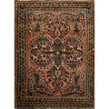 Hand Knotted Oriental Wool Carpet Traditional Oranges Rust Sarouk Area Rug 2 6 X 1 10