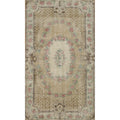 Hand Knotted Oriental Wool Carpet Transitional Beige Ivories Area Rug 6 7 X 3 10