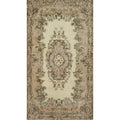 Hand Knotted Oriental Wool Carpet Transitional Beige Ivories Area Rug 6 9 X 3 9