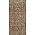 Hand Knotted Oriental Wool Carpet Transitional Green Anatolian Area Rug 5 10 X 2 10