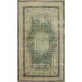 Hand Knotted Oriental Wool Carpet Transitional Green Anatolian Area Rug 6 8 X 3 10