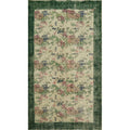 Hand Knotted Oriental Wool Carpet Transitional Green Anatolian Area Rug 6 9 X 3 10