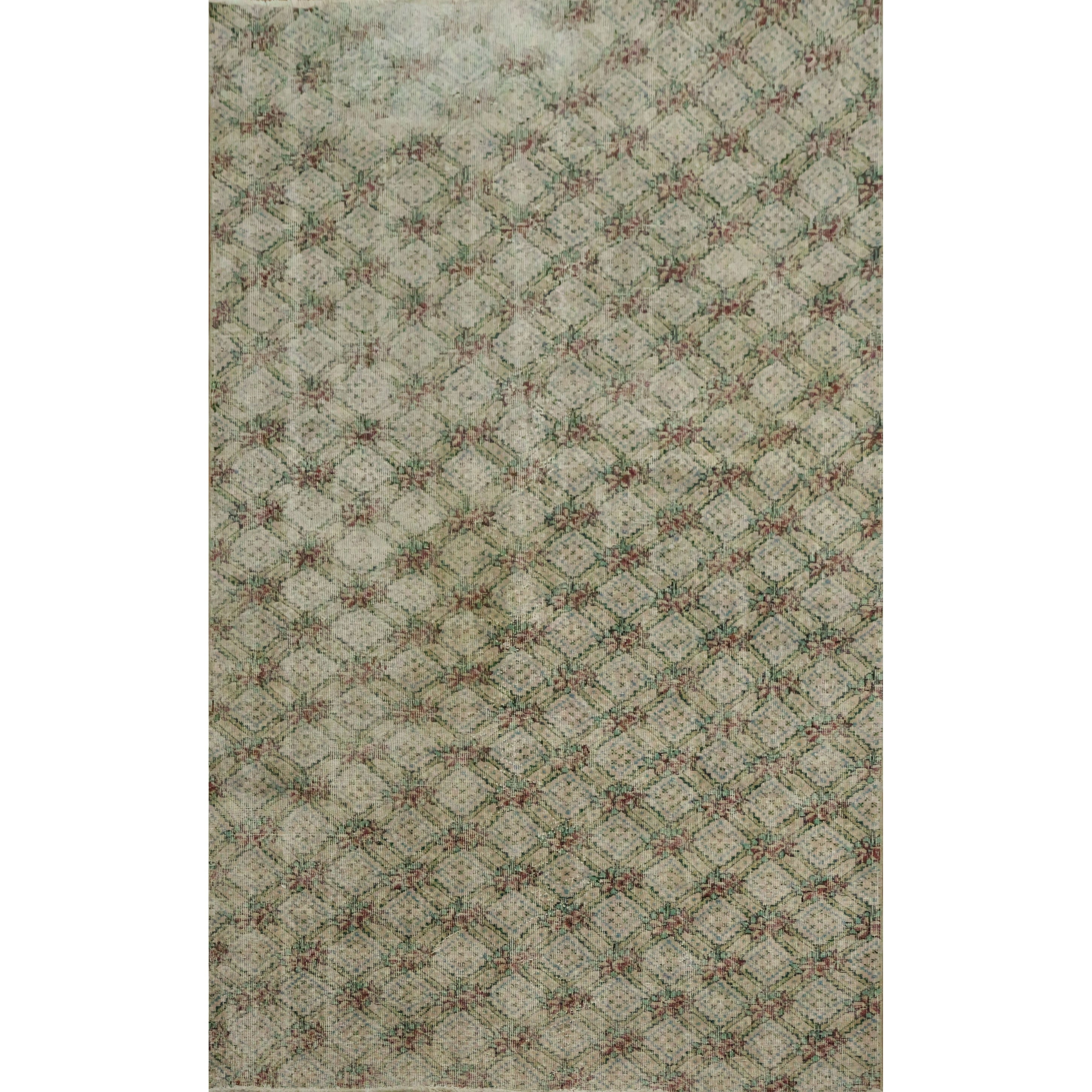 Hand Knotted Oriental Wool Carpet Transitional Multi Colored Area Rug 8 3 X 5 1