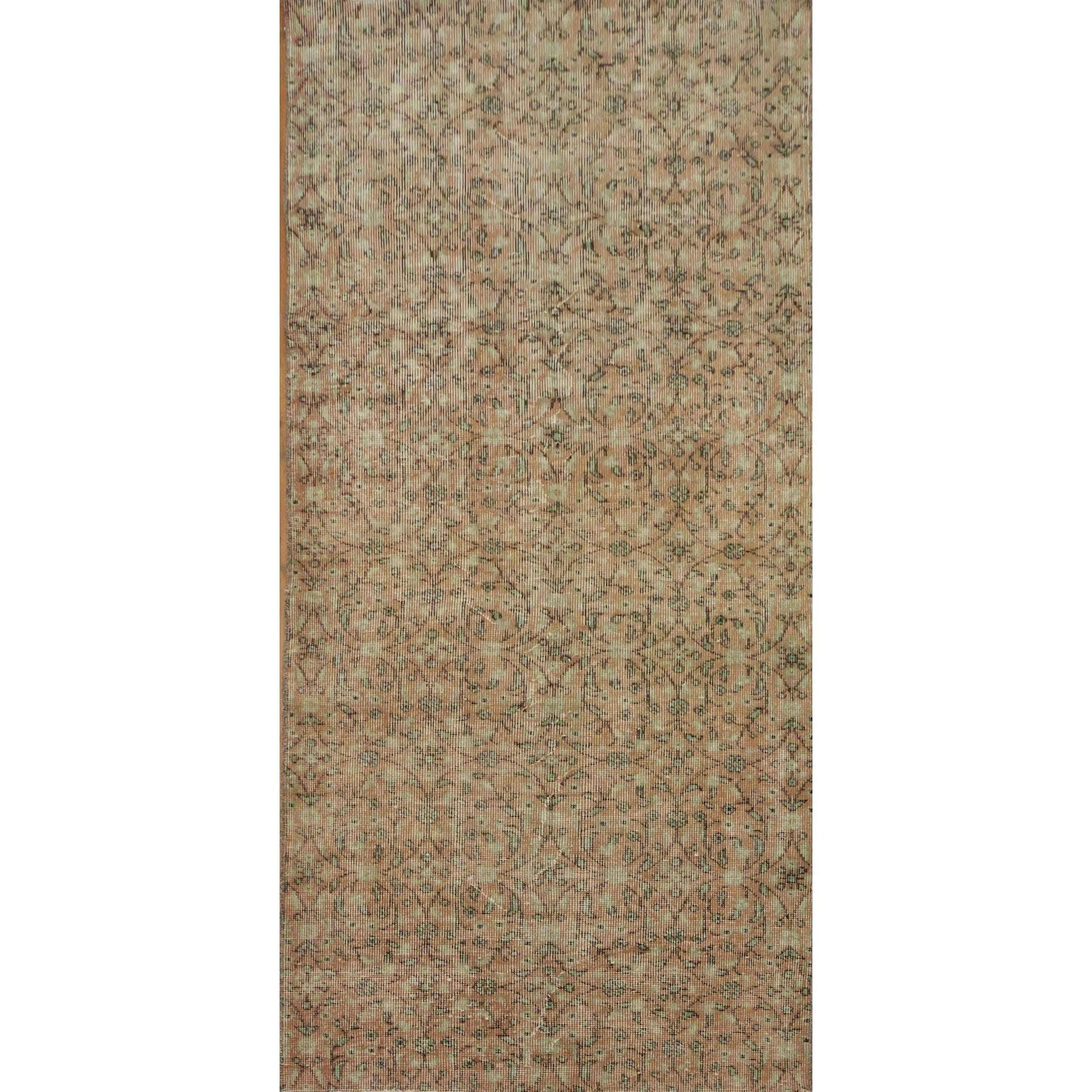 Hand Knotted Oriental Wool Carpet Transitional Oranges Rust Area Rug 6 8 X 3 3