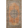 Hand Knotted Oriental Wool Carpet Transitional Oranges Rust Area Rug 7 0 X 3 10