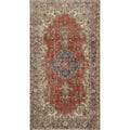 Hand Knotted Oriental Wool Carpet Transitional Red Anatolian Area Rug 6 11 X 3 9