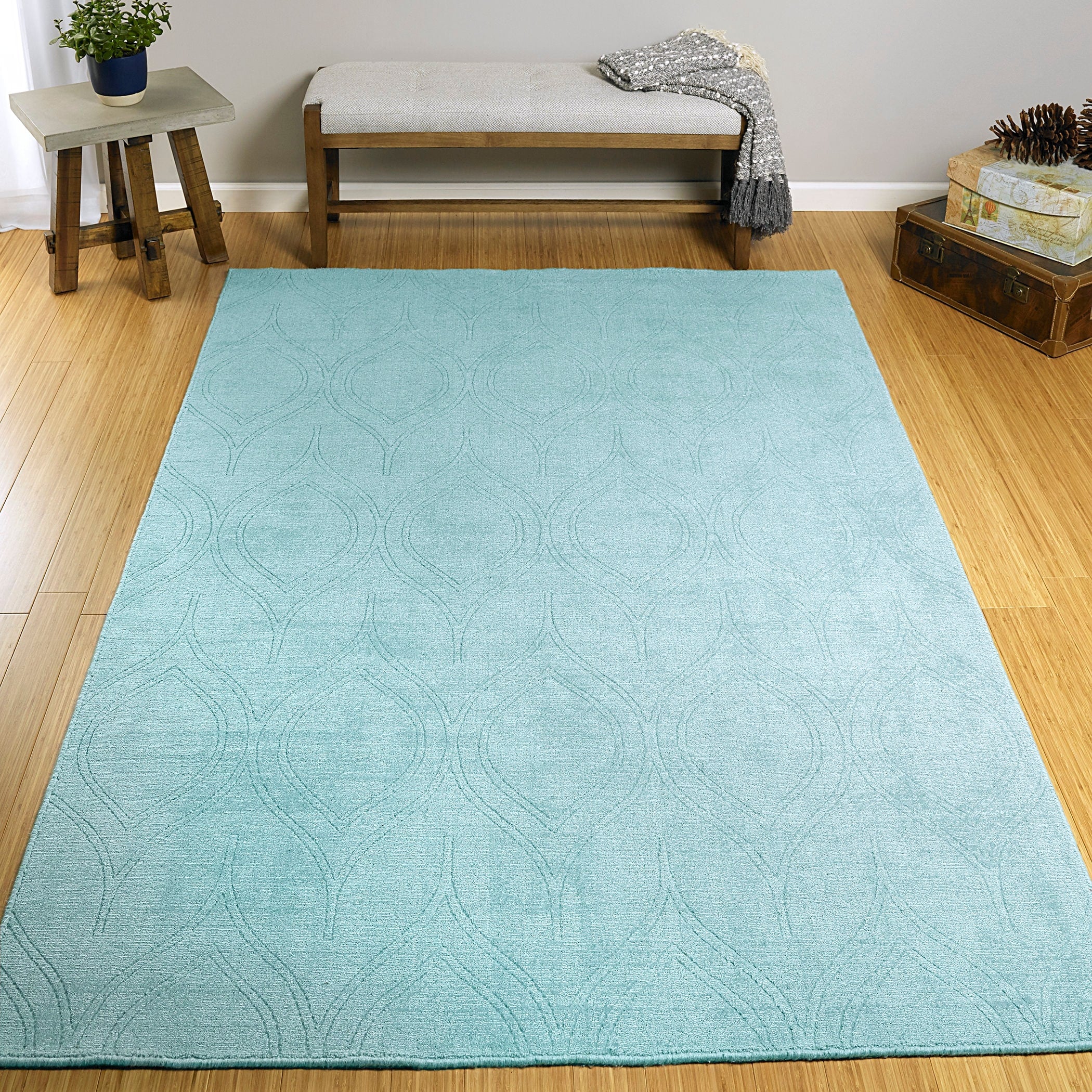 Hand Loomed Polyester Moravec Rug