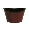 Hand Painted Boat Shape Plastic Pot Planter