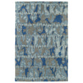 Hand Tufted Artworks Blue Watercolor Rug 9 X 12