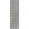 Hand Tufted Opus Grey Wool Print Runner Area Rug 26 X 8 26 X 8
