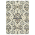 Hand Tufted Seldon Ivory Damask Rug 3 X 5