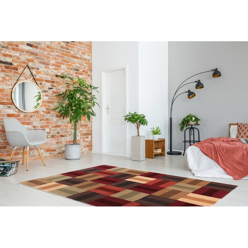 Hand Tufted Trio Scotch Multi Rug 8 X 10 8 X 10