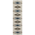 Hand Tufted Tumble Weed Loft Beige Wool Southwest Tribal Runner Area Rug 26 X 8 26 X 8