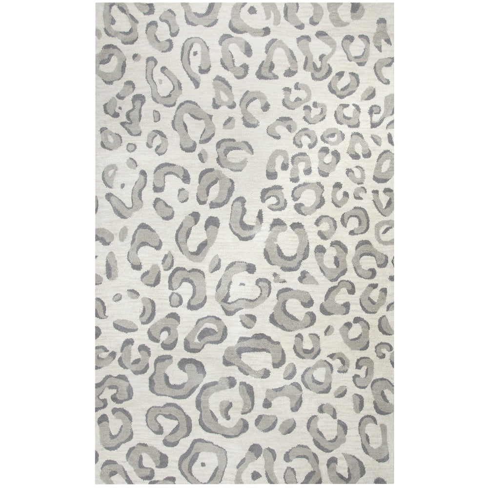 Rizzy Home Valentino Grey Hand Tufted Wool Rug 5 X 8 5 X 8