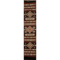 Hand Woven Oriental 100 Wool Carpet Southwestern Geometric Multi Colored Kilim Runner Rug 12 7 X 2 7