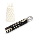 Hand Carved Bar Kit Cocktail Picks With Jar Bottle Opener Natural Bone