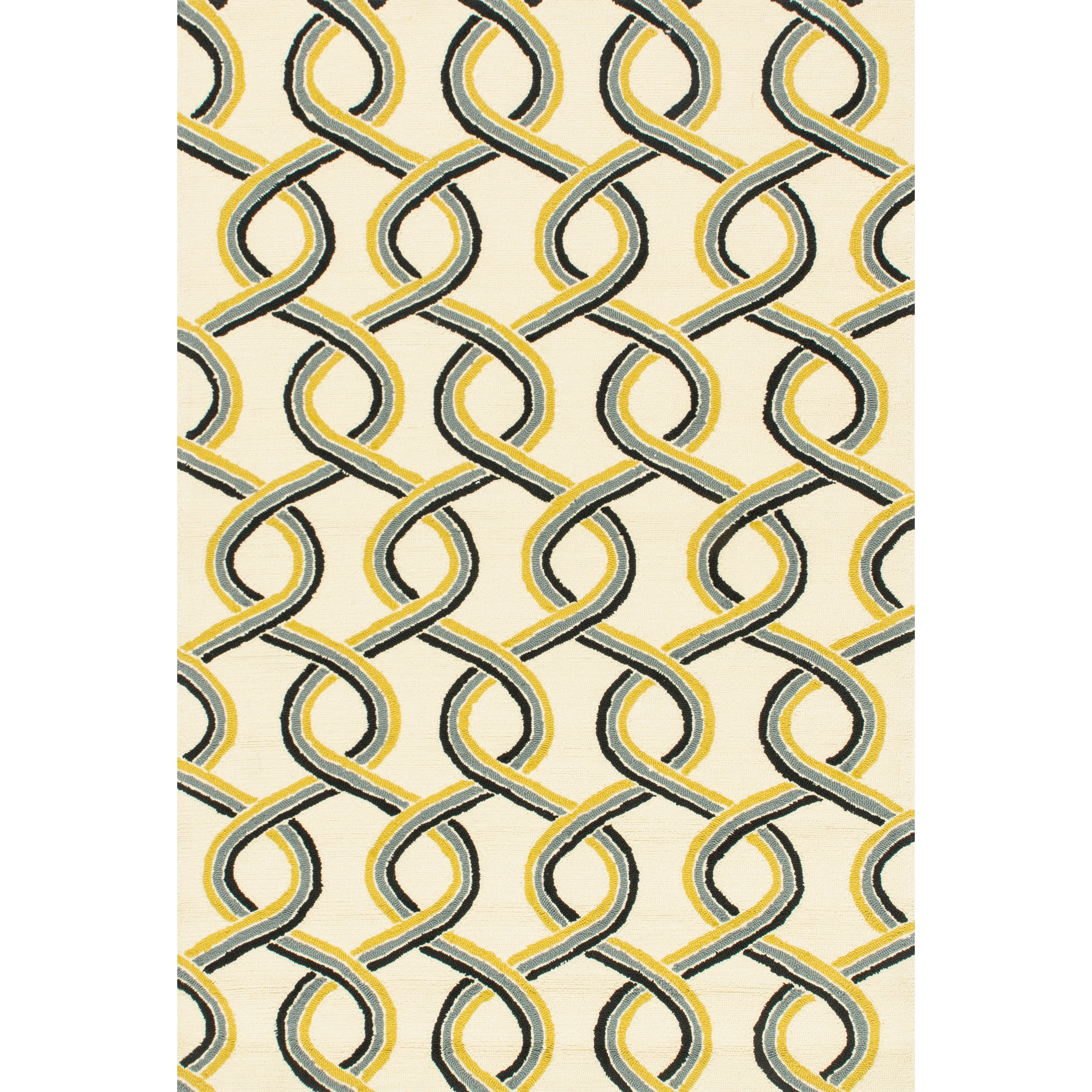 Hand Hooked Indoor Outdoor Capri Multi Rug 5 X 76