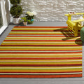 Hand Hooked Indoor Outdoor Capri Sunset Rug 5 X 76