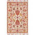 Alexander Home Sonnet Pink Berry Ivory Wool Hand Hooked Area Rug 5 X 76
