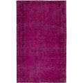 Hand Knotted Color Transition Pink Wool Rug 59 X 98
