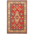 Hand Knotted Finest Gazni Copper Cream Wool Rug 39 X 64