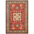 Hand Knotted Finest Gazni Red Rug Ecarpetgallery 69 X 101
